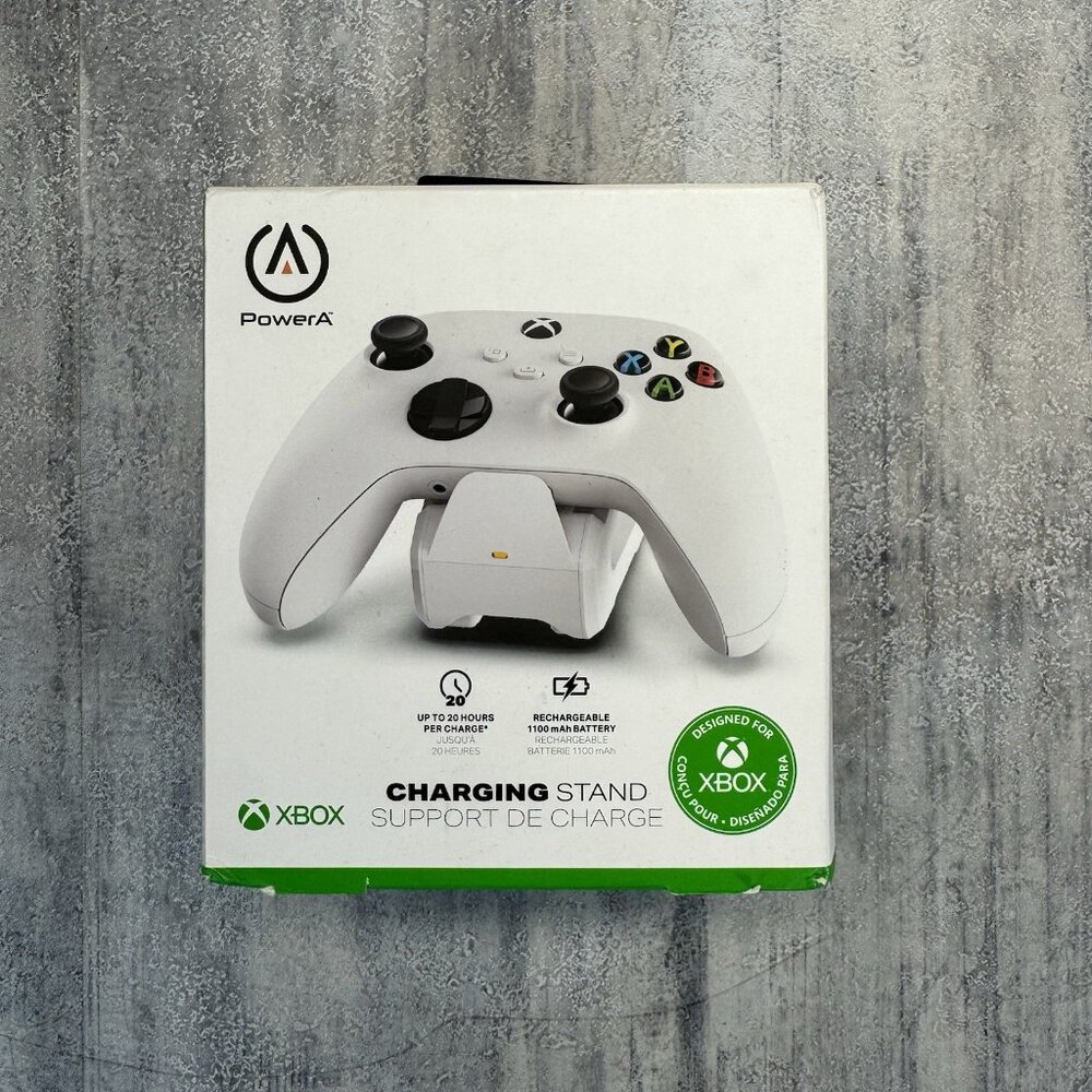 Xbox PowerA Charging Stand White 1524380-01 For Xbox Series X|S NEW SEALED